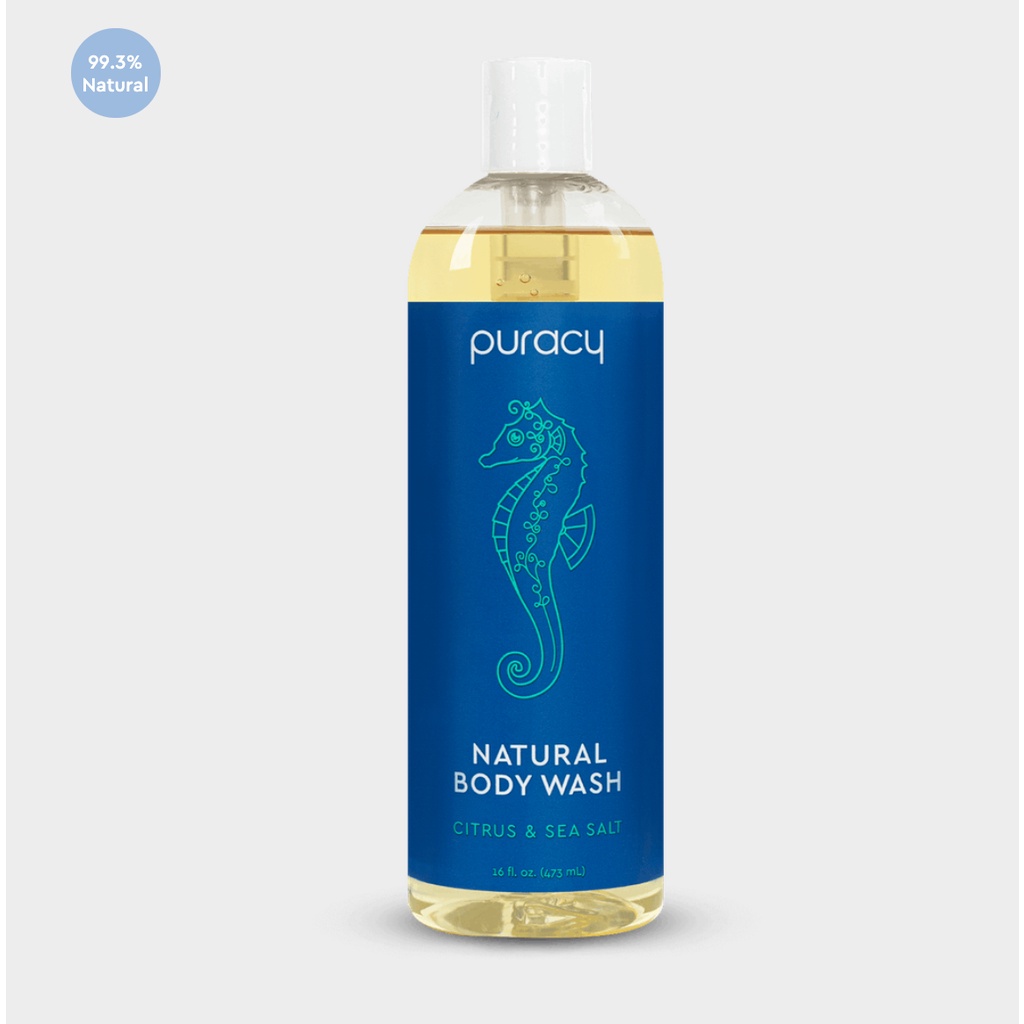 Puracy Natural Body Wash (Citrus Sea and Salt) 16fl oz. Shopee