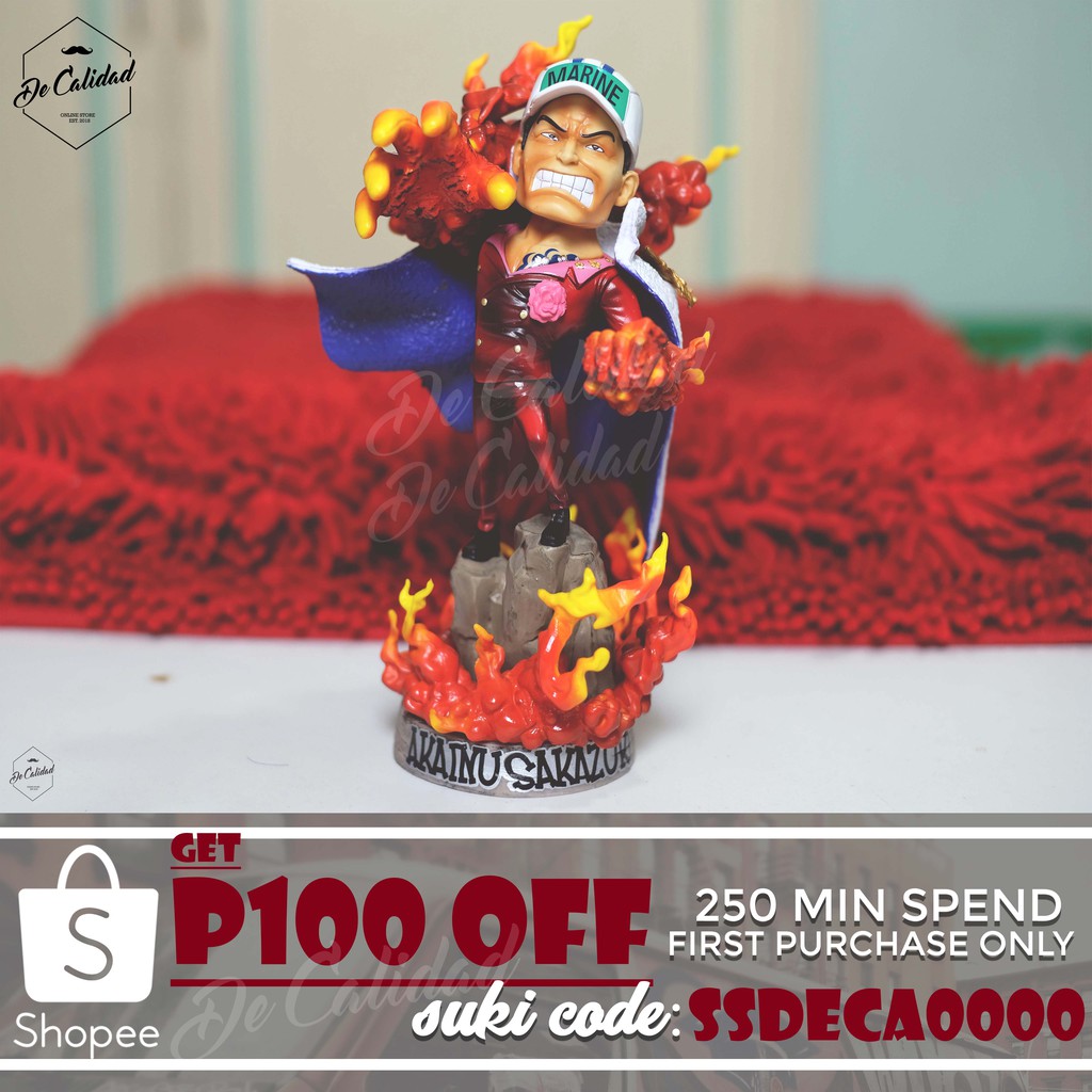 One Piece Admiral Akainu Action Figure 23cm Shopee Philippines