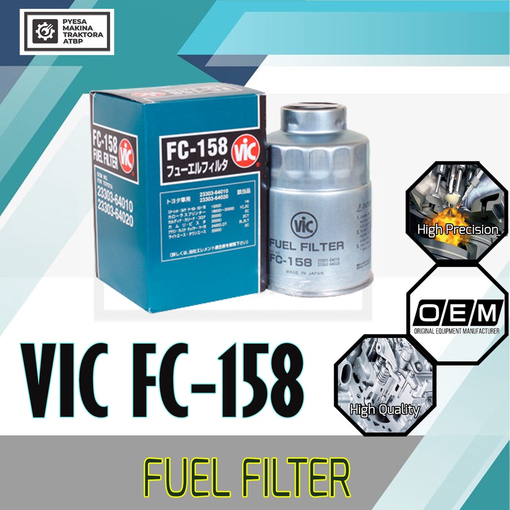 ic Fuel Filter FC158 Mazda BT50/ CX5/Ford Everest/ Ranger/Toyota FX