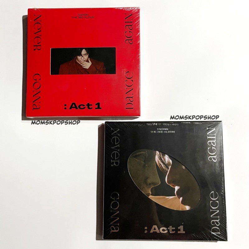 Taemin 3rd Album Act 1 & 2 hotsell Never gonna dance again