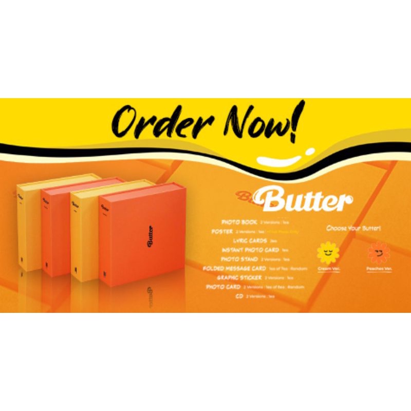 BTS BUTTER ALBUM ORDER NOW Shopee Philippines