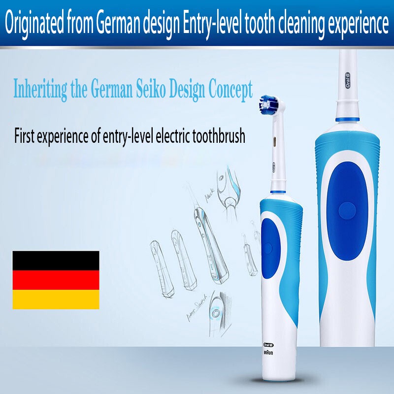 Oral B Electric Toothbrush 2D Clean Rotating Toothbrush Rechargeable ...