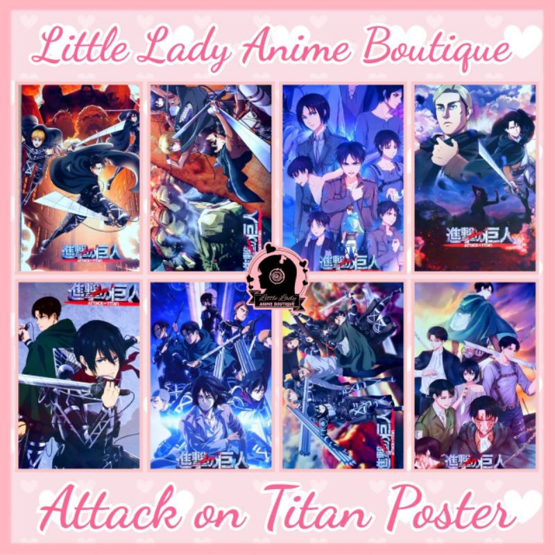 Attack on Titan Anime A3 Poster / Posters 3239 [APAOT] Shopee