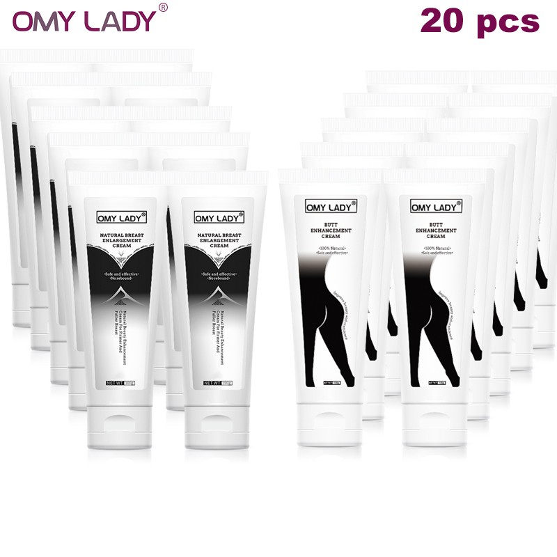 10 pcs OMY LADY Breast Enhancement Cream+10 pcs OMY LADY Effective Hip Lift Up Butt Lift Bigger