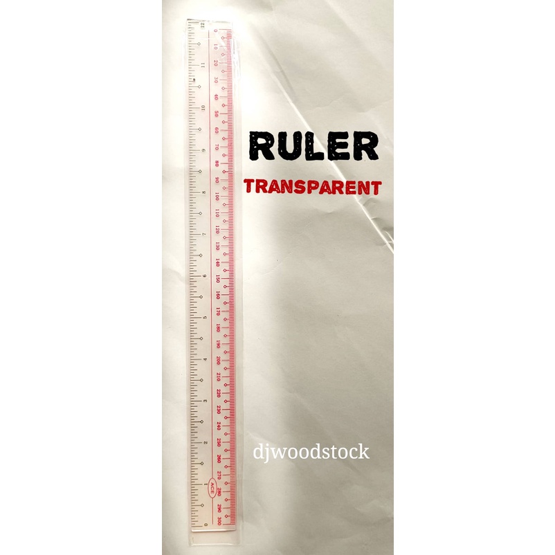 RULER TRANSPARENT 12inch RULER, SOLD BY PIECE | Shopee Philippines