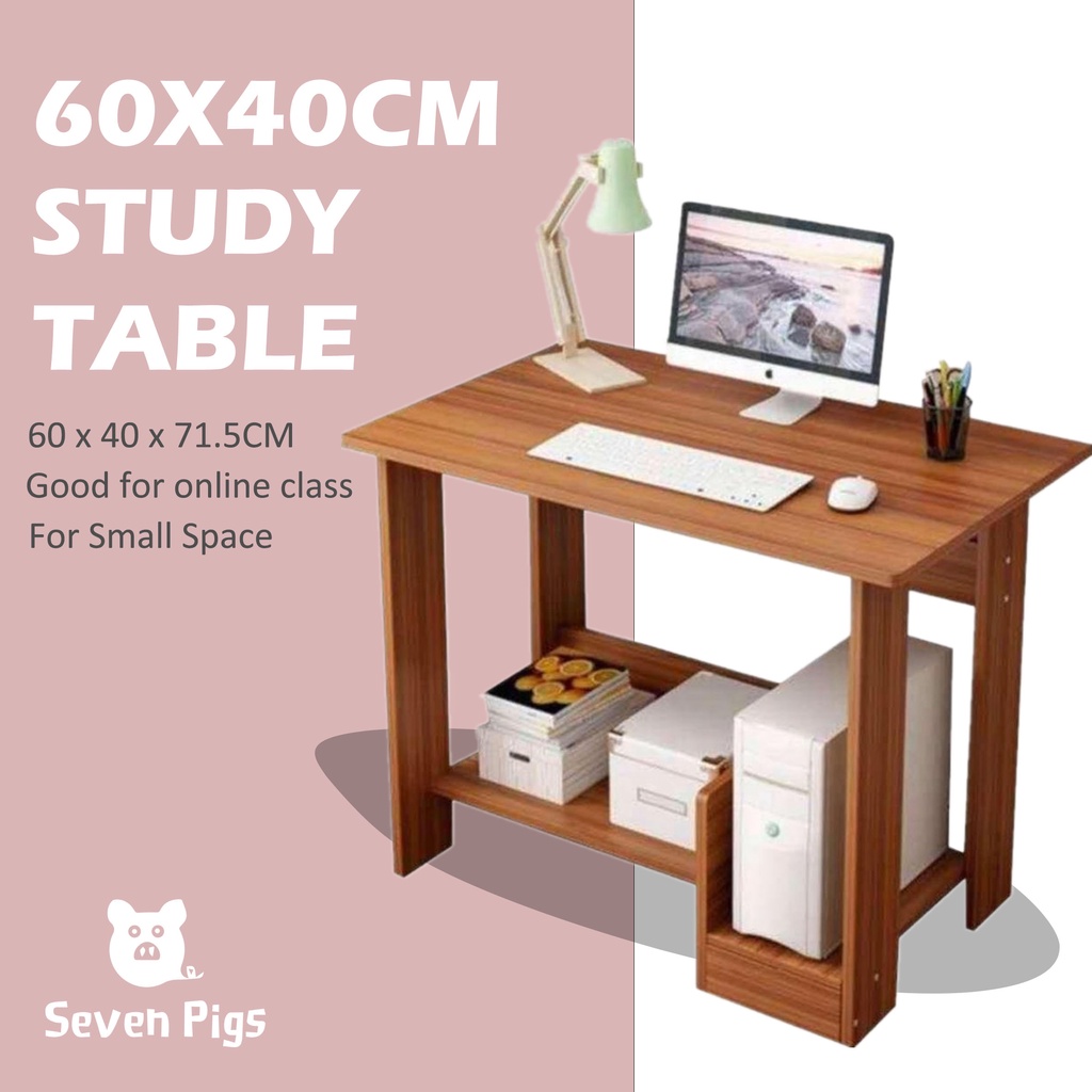 SEVEN Desktop Computer Table 60X40X71CM Simple Study Desk Table For