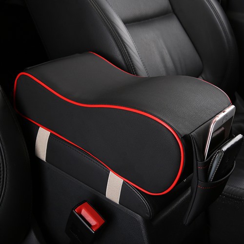 Car Arm Rest Extend Faux Leather Memory Cushion Foam Car Armrest Center Console Hand Pillow Pad Arm Rest Seat Box Pad