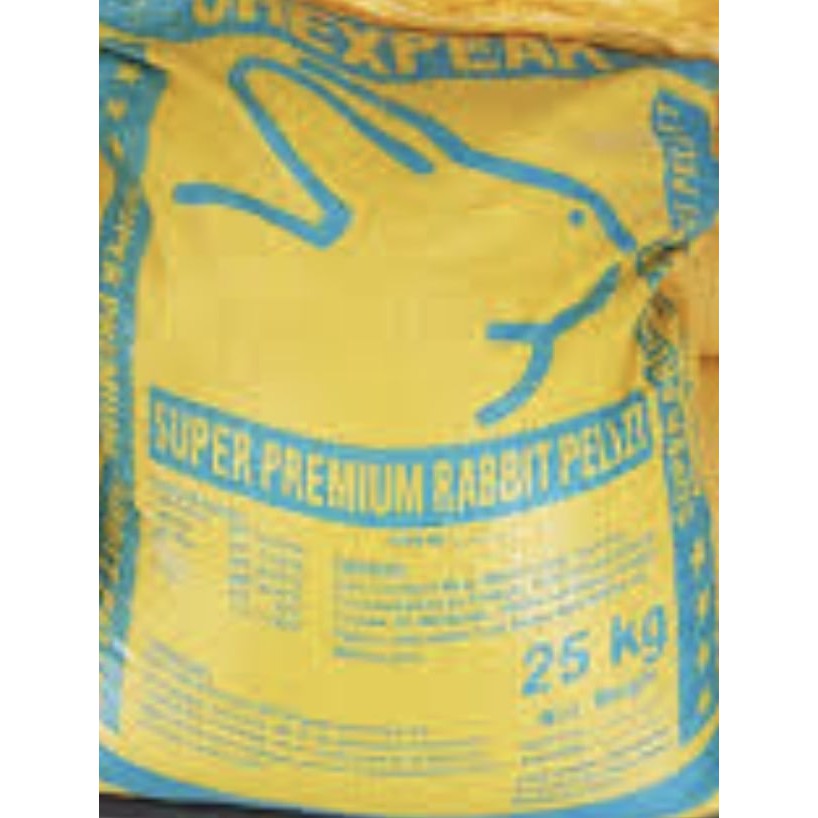 10 KG Premium Rabbit Pellets Chexpeak (Good for Rabbits, Guinea Pigs