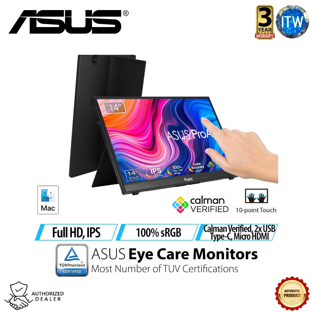 ASUS ProArt Display PA148CTV 14インチ 16:9 向けマグネット式 覗き見防止フィルター プライバシーフィルター  ブルーライトカット パソコン PC 液晶保護フィルム 両面使用可能 反射防止 着脱簡単 JPフィルム専門製造所