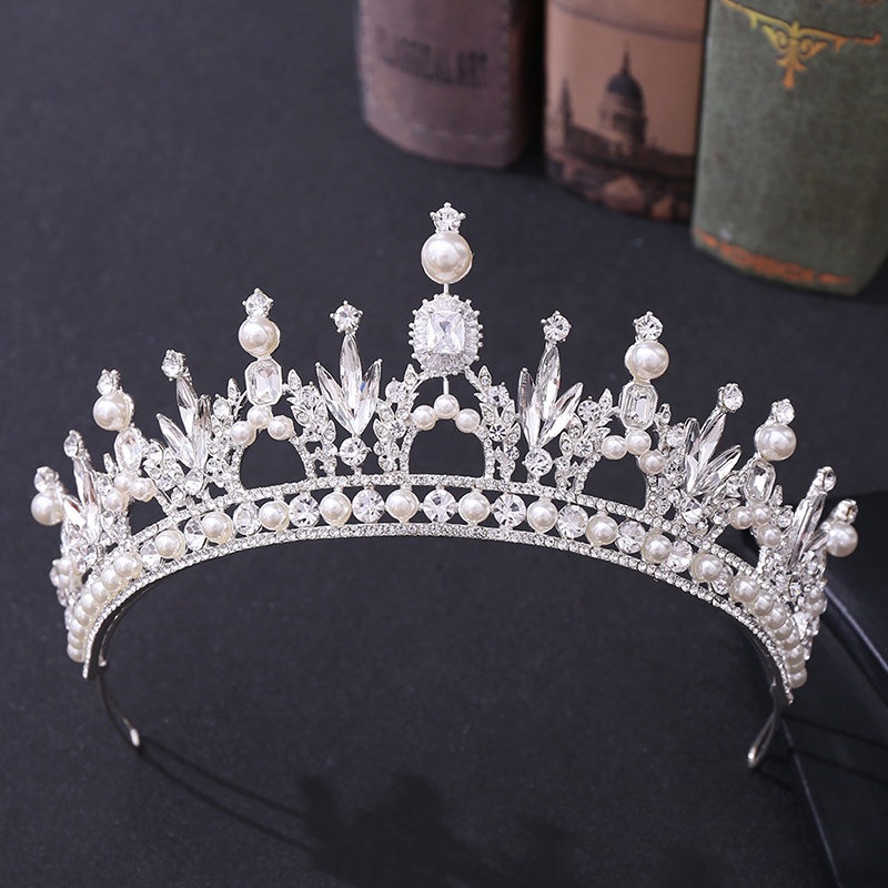 Gorgeous Crystal Wedding Bridal Tiaras Crown Retro Gold Silver Hair ...