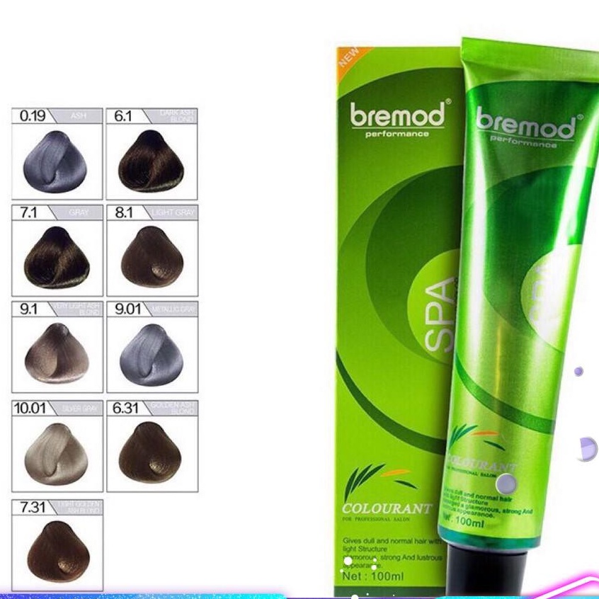 Bremod Hair Colorant ASH.1 100mL - AUTHENTIC | Shopee Philippines
