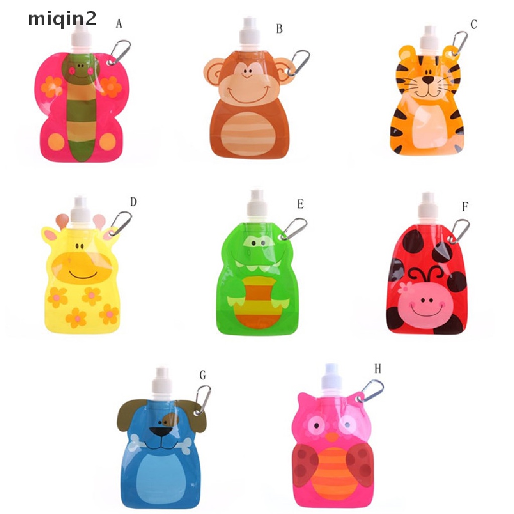 [miqin2] Portable Eco Friendly Foldable Cartoon Animal Water Bag Kids