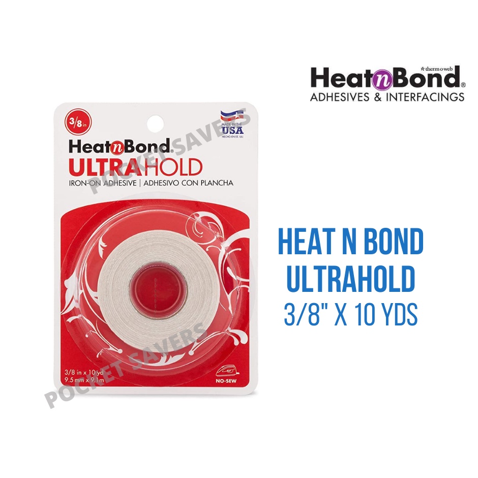HEATNBOND Ironon Adhesive (No Sew, Heat N Bond, Ultrahold, No Sew