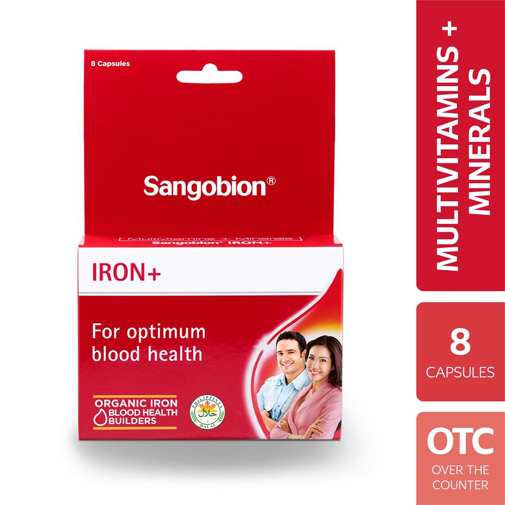 Sangobion Iron Plus Capsule 8s Shopee Philippines