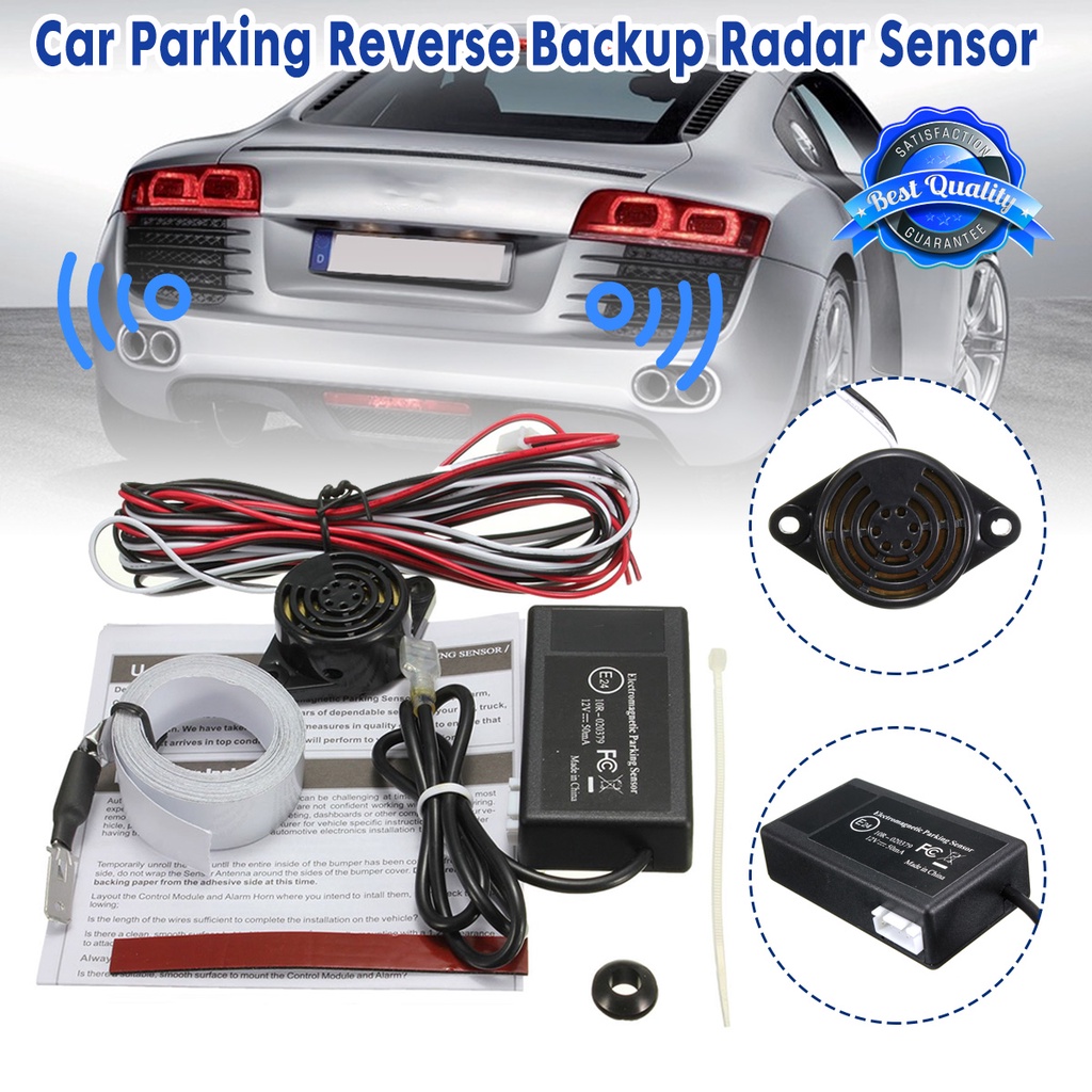 No Drills Holes Invisible In Bumber Rear Parking Sensor