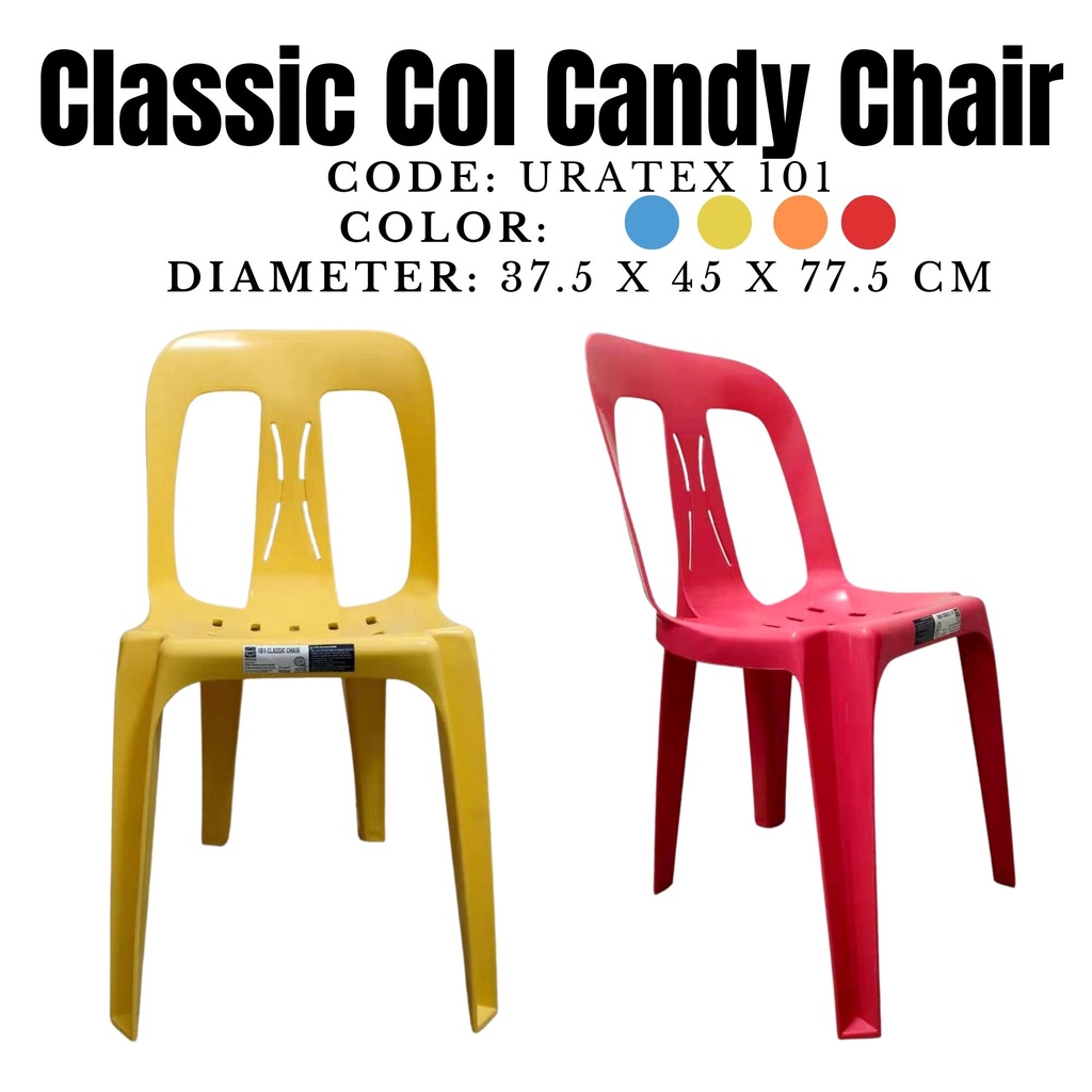URATEX CLASSIC COL CANDY CHAIR / URATEX 101 Shopee Philippines