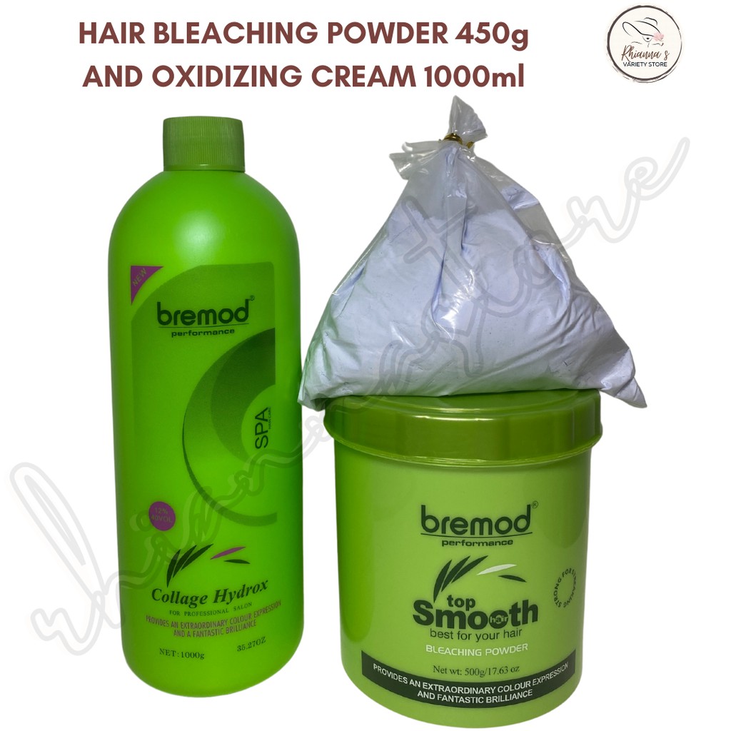 Hair bleaching powder SET (bleaching powder 450g with oxidizing cream