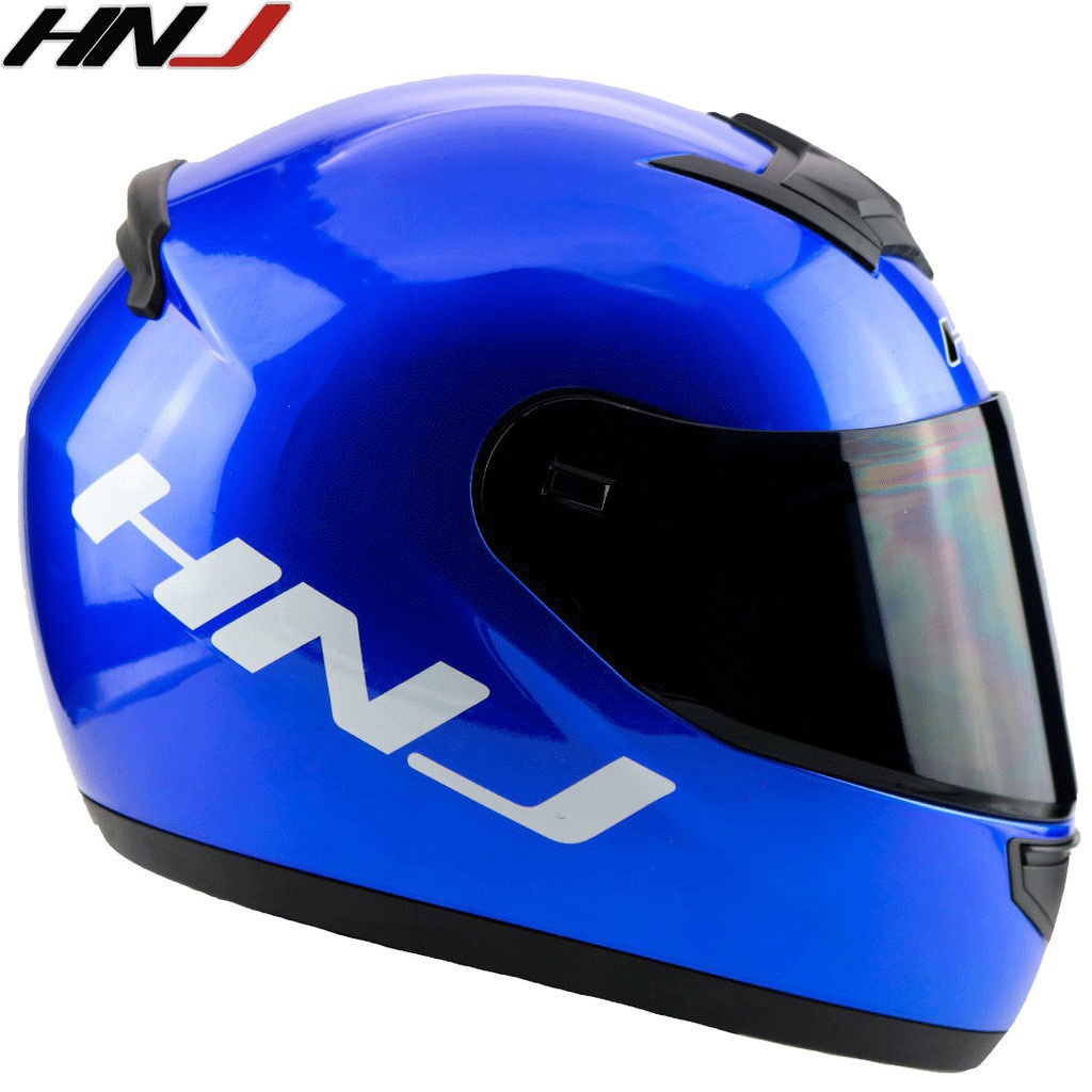 Hnj A F Men S Full Face Motorcycle Helmet Single Visor Motor Women S Shopee