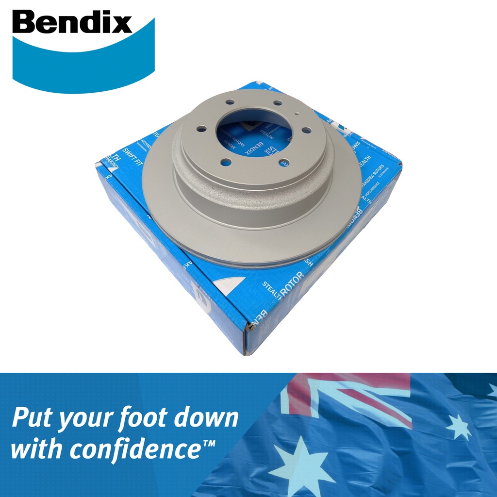 Bendix Brake Disc Rotor BR841 Rear for Isuzu Trooper 1998-2005 | Shopee ...