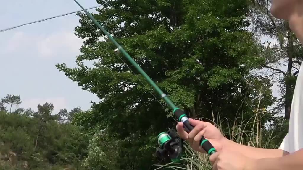 Sougayilang Telescopic Fishing Rod 1.8M Fishing Rod EVA Handle Glass ...