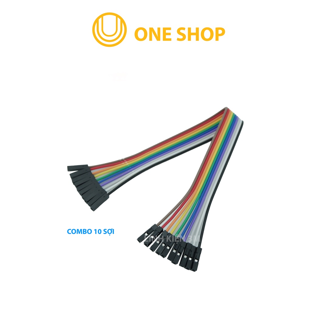 7-Color Connecting Wire 21Cm Long - 10 wires (2 Female Heads) | Shopee ...
