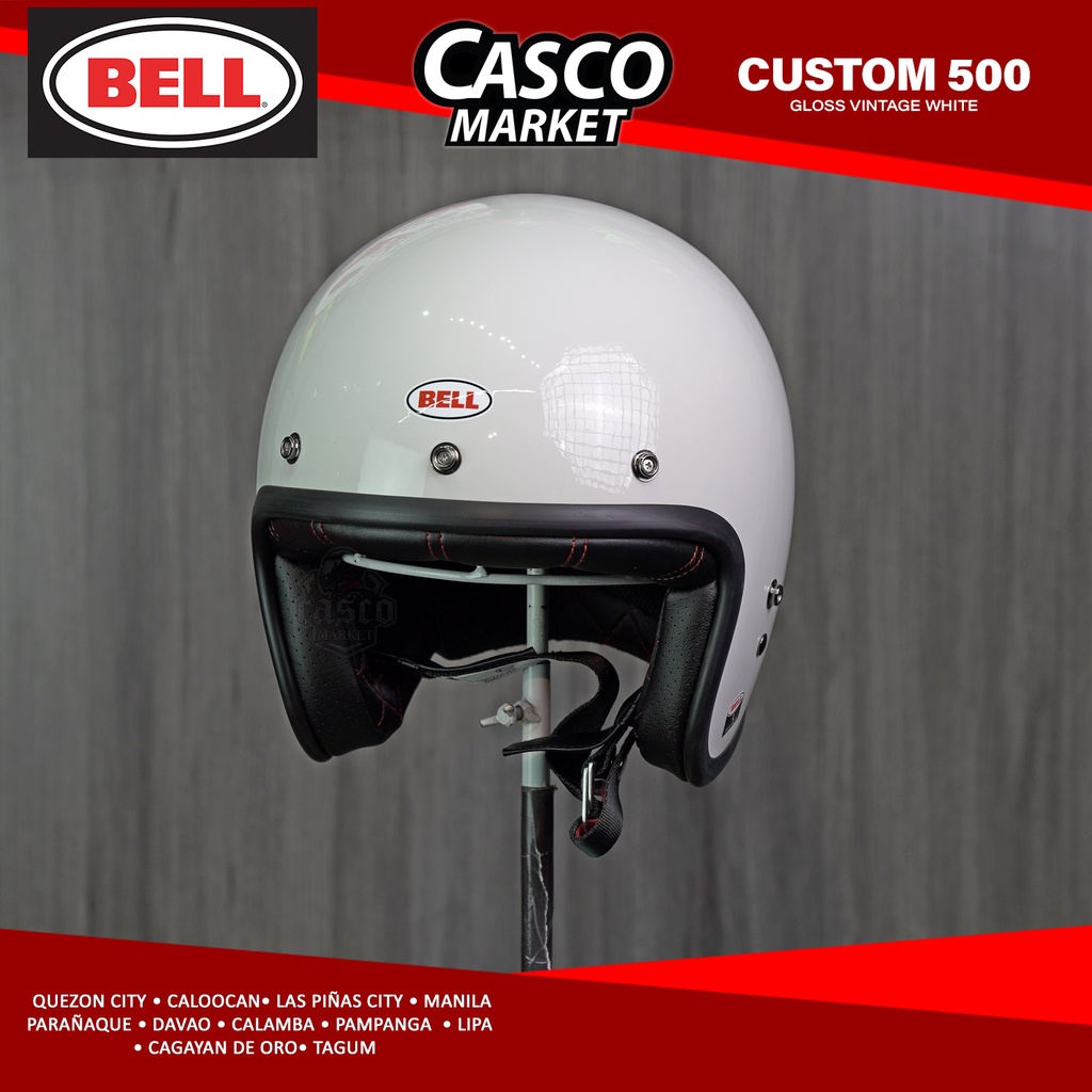 BELL CUSTOM 500 CLASSIC PLAIN OPEN FACE MOTORCYCLE HELMET | Shopee  Philippines