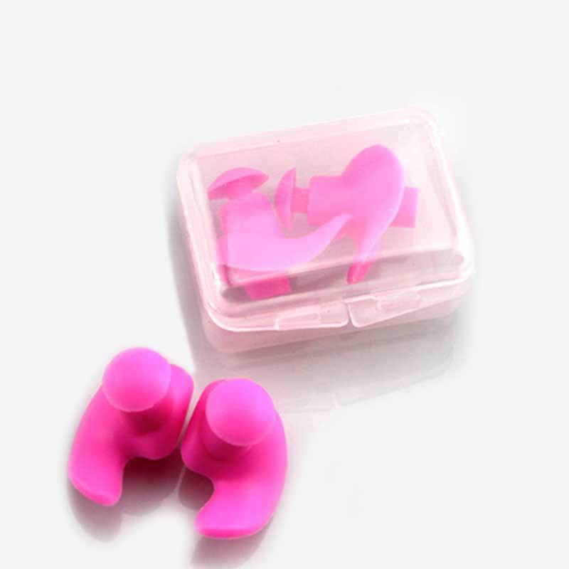 1Pair Waterproof Swimming Earplugs Silicone Adults Kid Child Ear Plug