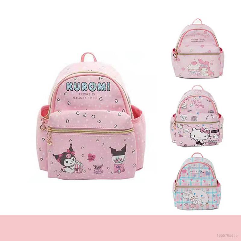 Ellen Sanrio Kuromi Melody Kid Mini Backpack PU Cartoon Cinnamon