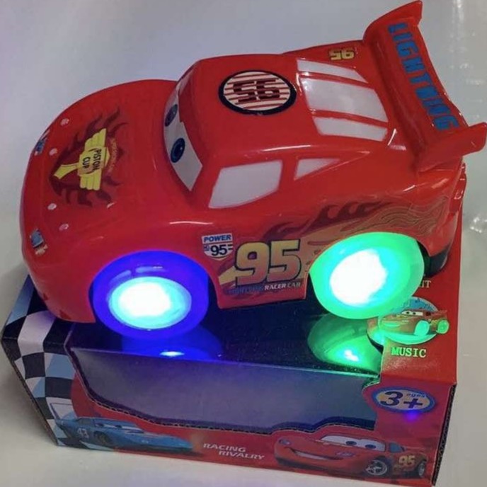 BatteryOperated Bump and Go Small Speed Car Interactive Toy for Kids