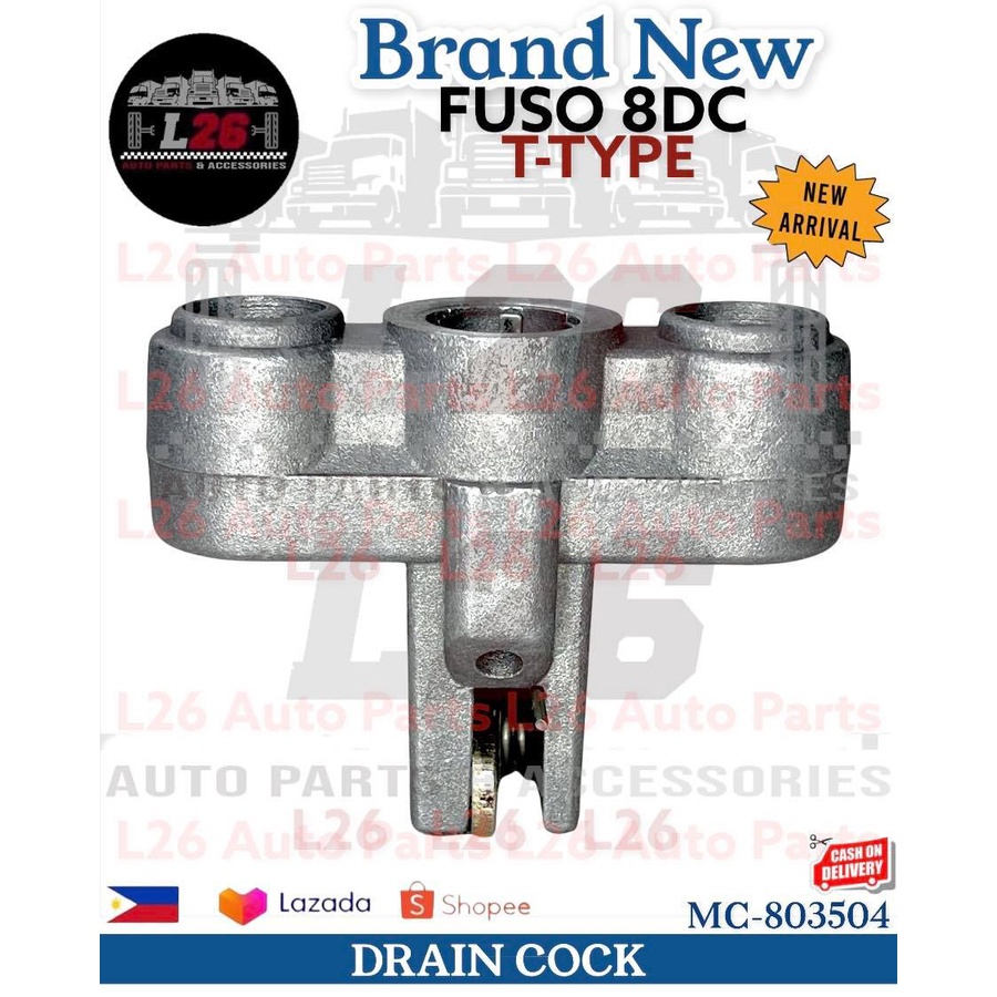 Fuso 8DC DRAIN COCK MC-803504 T-Type | Shopee Philippines