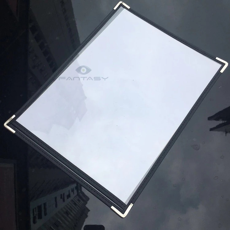 A3 HD Transparent PVC Menu Cover Menu Folder Menu Book Price List ...