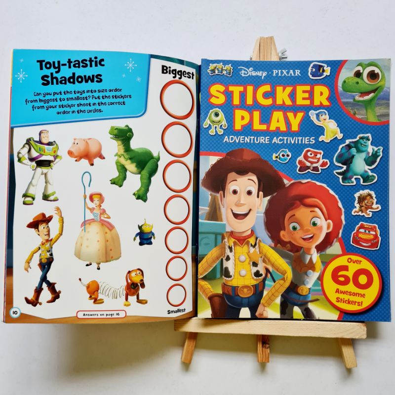 Disney Sticker Play Activity Books Series: Princess, Toy Story, Lion ...