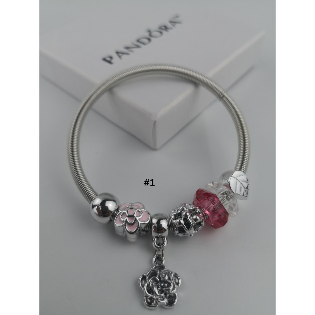 Stainless steel clearance pandora bracelet