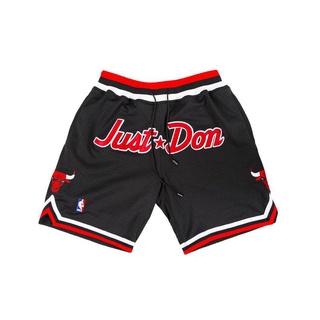 JUST DON BULLS SHORTS RED CHICAGO Full Sublimation 3D Summer Pants  Breathable Shorts