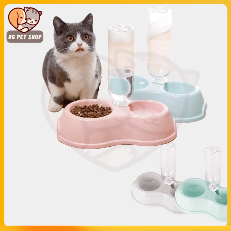 Pet 2in1 bowl food bowl drinking feeding bowls | Shopee Philippines