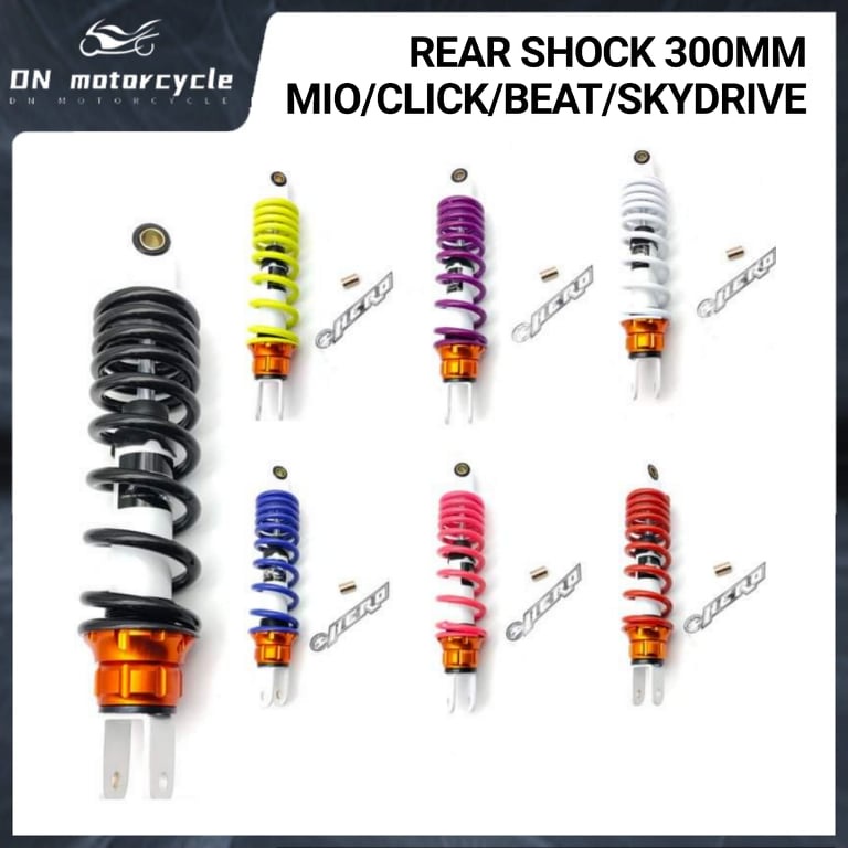 Rear Shock 300MM For MIO Click Beat Skydrive | Shopee Philippines