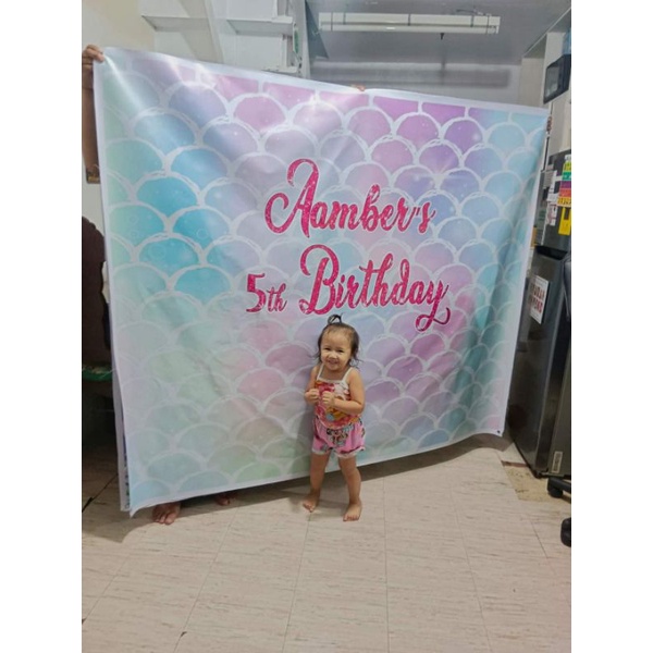 Big Backdrop 6ftx5ft Tarpaulin free design | Shopee Philippines
