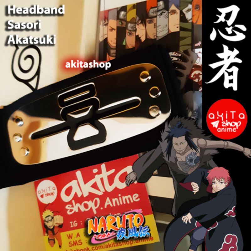 Naruto SASORI AKATSUKI Headband | Shopee Philippines