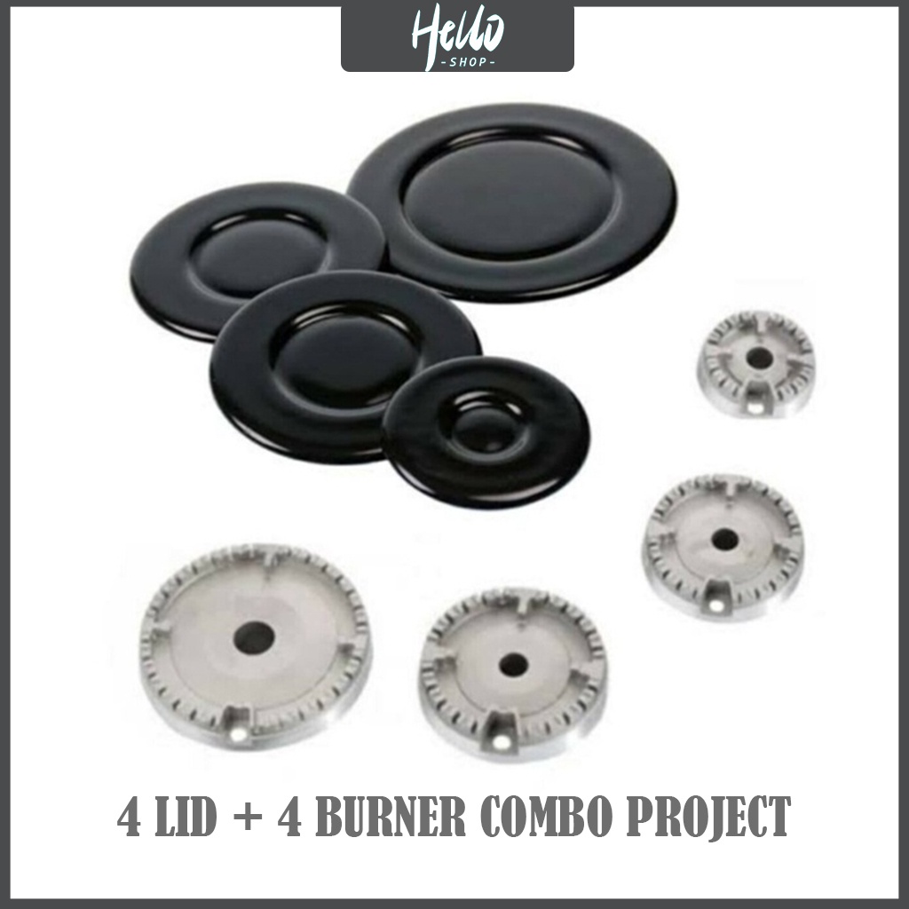 Oven Hob Gas Burner Crown & Cooker & Flame Cap Cover Universal gas hob