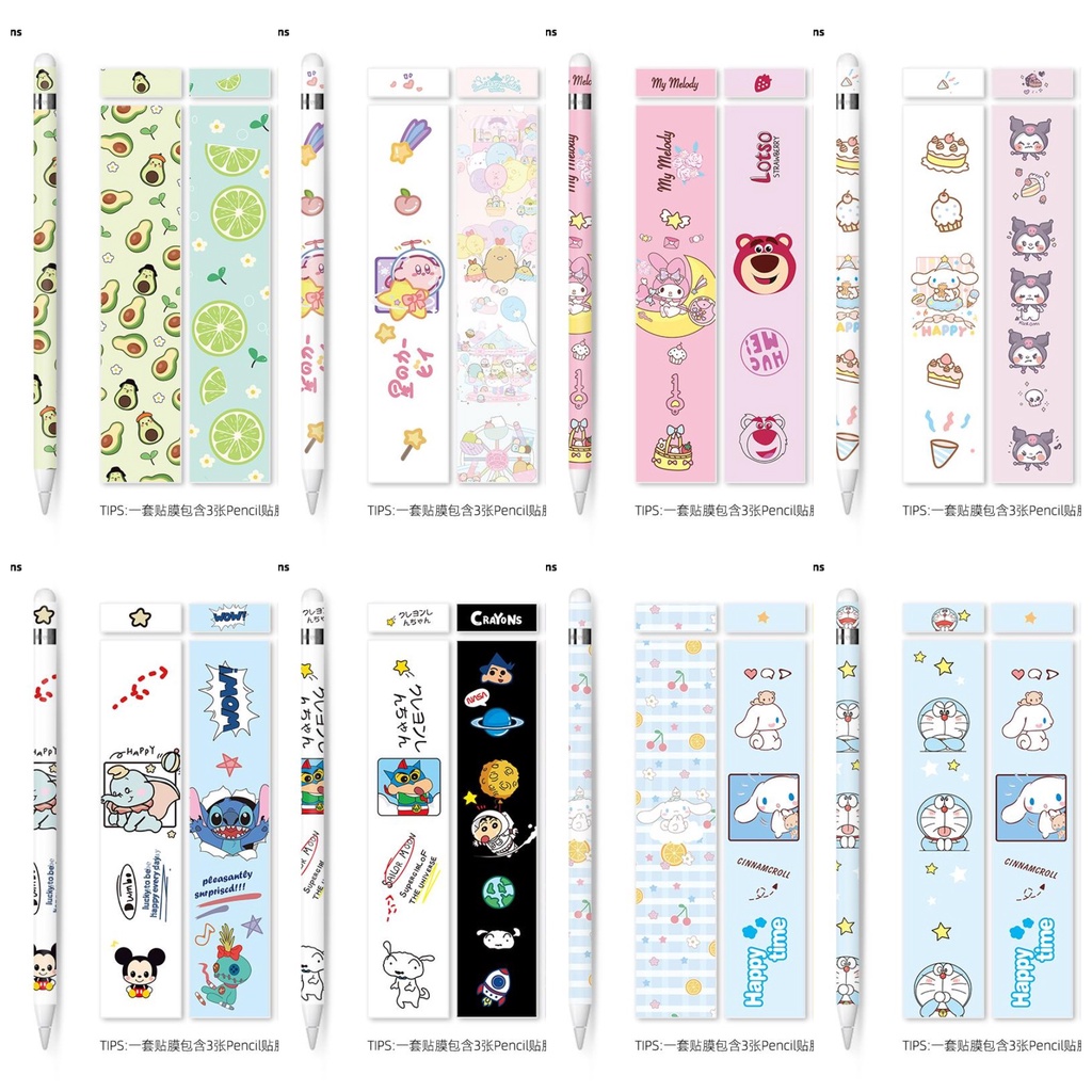 Scratchproof Ultra Thin Painted stickers for apple pencil 1/2 Touch ...