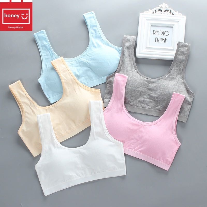 Baby Bra Girl Sando Bra With Moveable Pad Cotton Freesize Strecthable