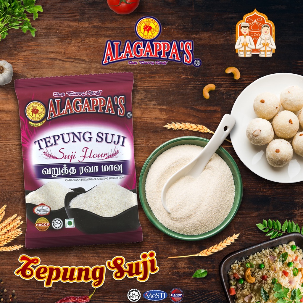 Alagappa's Tepung Semolina Suji / Alagappa's Roasted Semolina Suji ...