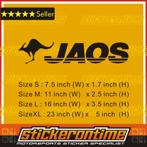 Sticker 4x4 JAOS STIKER OFF ROAD offroad | Shopee Philippines