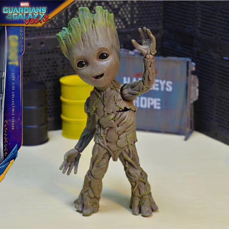 Marvel Guardians Of The Galaxy Groot Avengers Baby Tree Man PVC Action ...