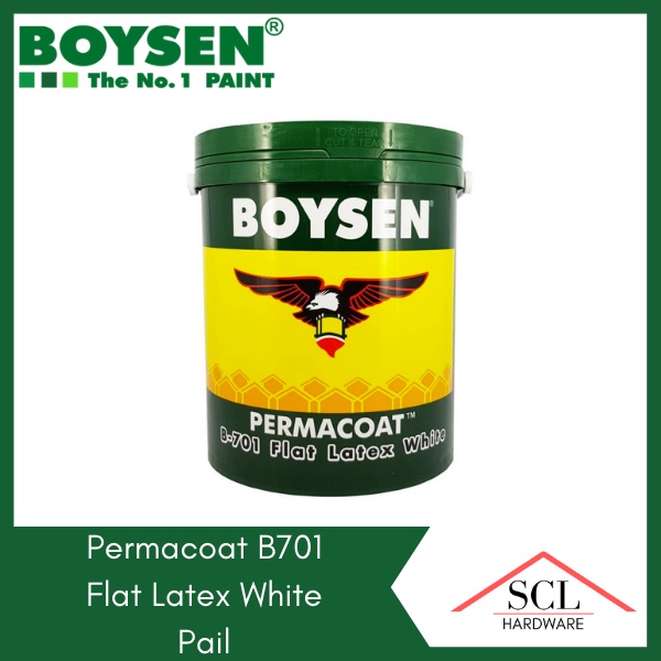 BOYSEN Permacoat Latex (Flat, Gloss, SemiGloss) 16 Liters / 4 Gallon