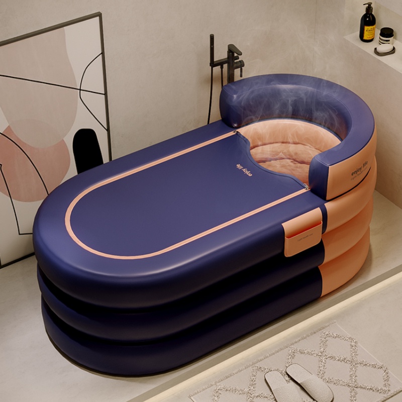 Foldable Baby Bathtub for Adults Large Bathroom Sitz Bath Inflatable