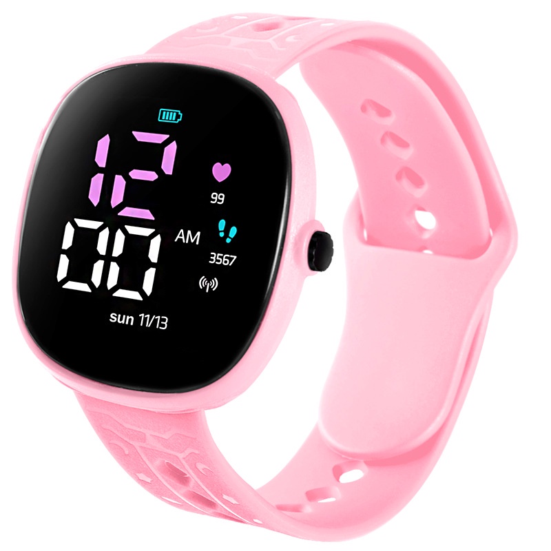 LED Student Electronic Watch Ins Women Watch Sports Bracelet Watch