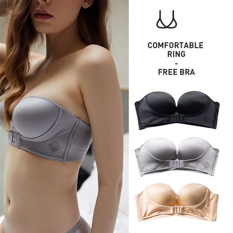 2021 New Sexy Invisible Bras Women Push Up Strapless Bra Lingerie