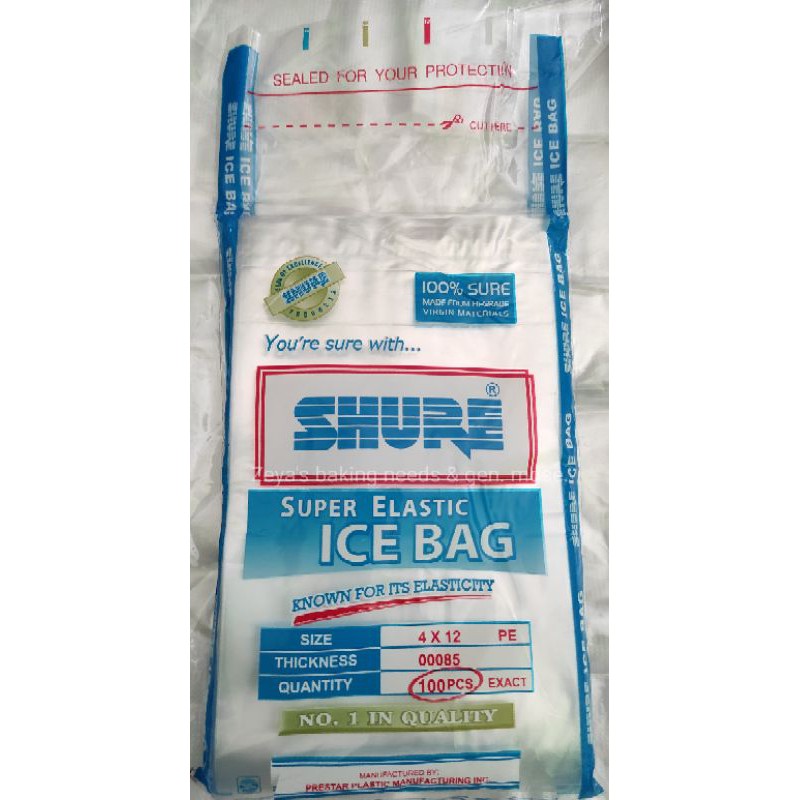 Shure Ice Bag (Yelo) 4x12 | Shopee Philippines
