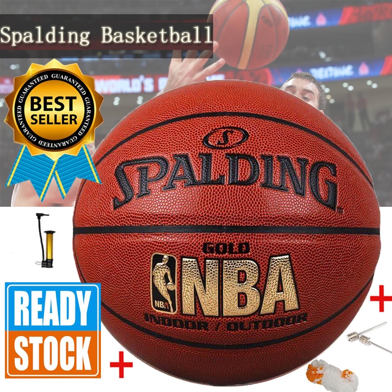 Spalding Original Melting Basketball Gg7x7 Pu Leather With Free Pump